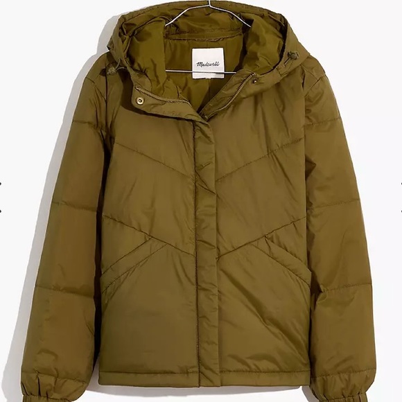 Madewell Chevron Packable Puffer Jacket 